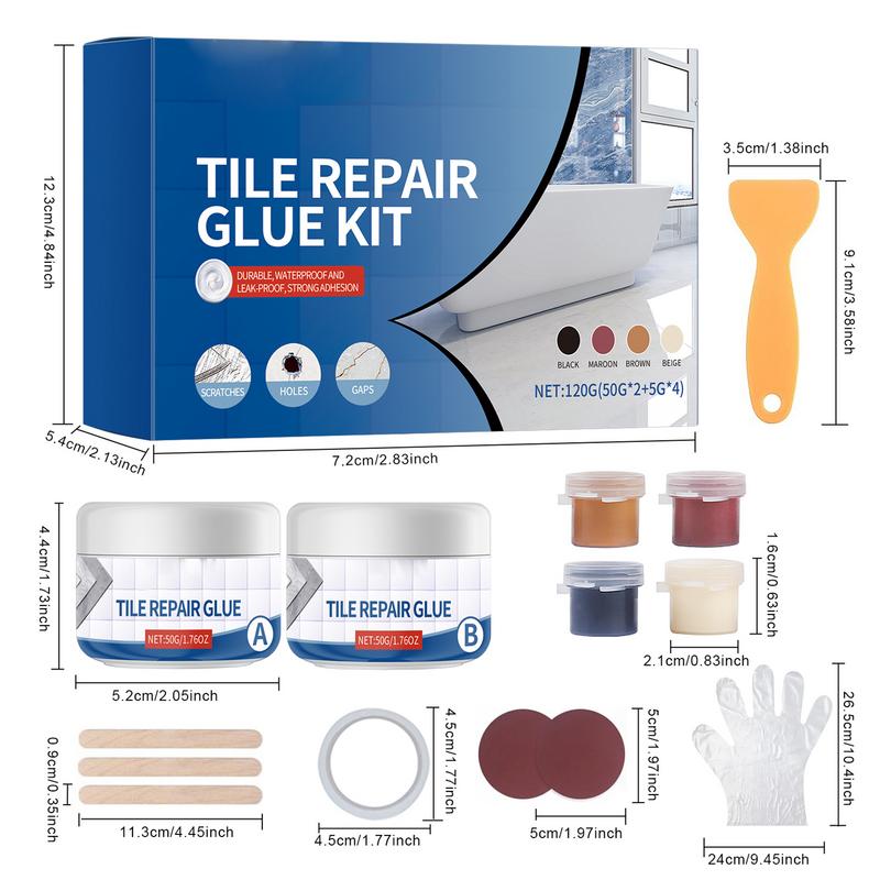 Ceramic Tile Glue High-Strength Construction Glue All Purpose Tile Grout Repair Paste Stone And Tile Adhesive Practical For