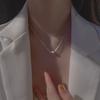 Women's Luxury French Pearl Necklace - 2022 Elegant Niche Clavicle Chain with Cool, Simple, and Personalized Style