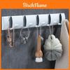 Sleek Modern Space Aluminum Adhesive Wall Hooks In Milky White Multiple Options