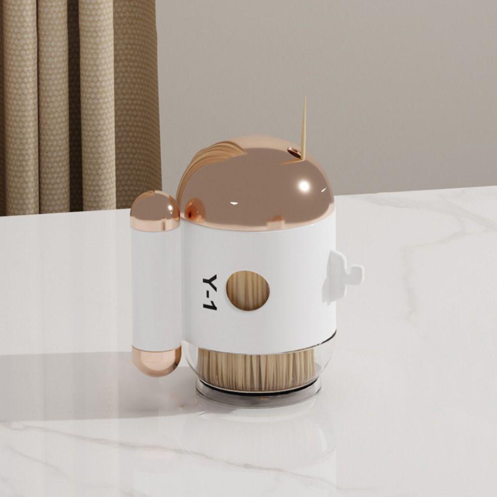 Cute Automatic Toothpick Can Cartoon Train Toothpick Can Creative Toothpick Box Ornament  Household