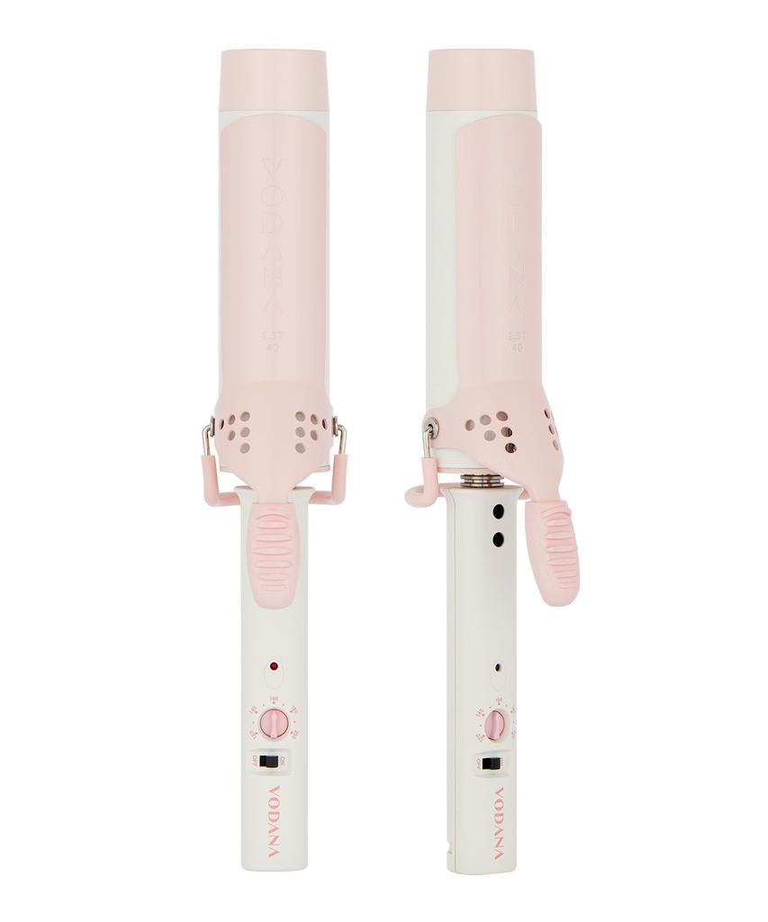 Glam Wave 40mm Curling Iron Strawberry Cream + Free Gift: 2 x 10ml Treatments