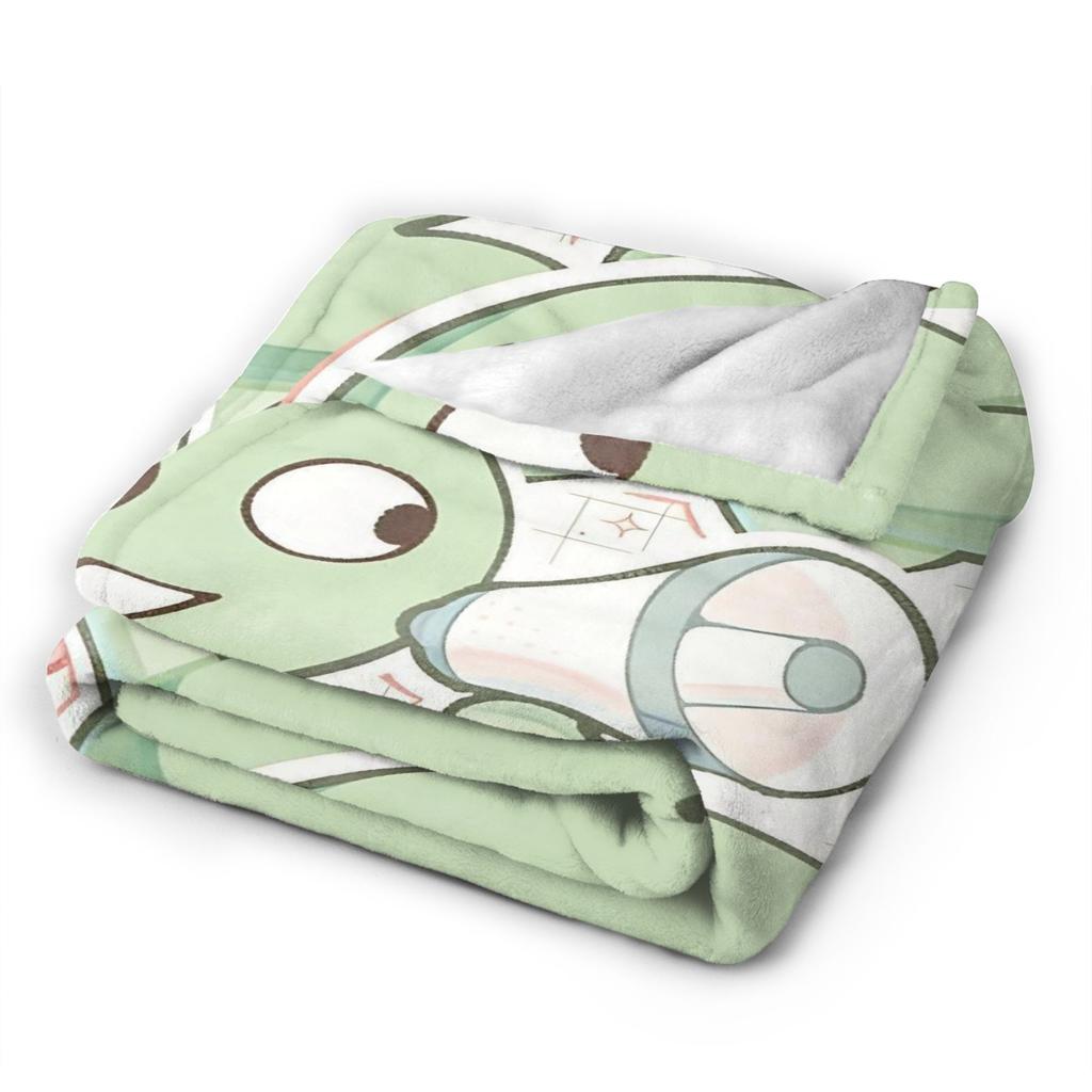 Two BFDI Cartoon Animated Blanket Flannel Novelty Warm Throw Blanket for Home Decoration