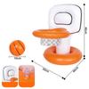 Inflatable Floating Basketball Hoop Durable Thick PVC Water Sport Game for Kids Adults Outdoor Summer Beach Pool Play