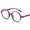 Retro Reading Glasses Ultra Light Round Frame Presbyopia Glasses Women +1.0 To +4.0 Black Fashion HD Eyewear