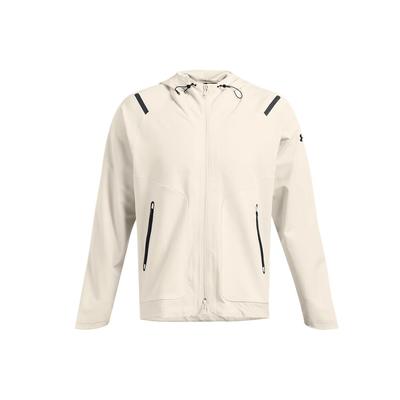 Under Armour Unaufhaltsame einfarbige Logo-Kapuzen-Reißverschlussjacke Herrenjacken Summit-White 1370494-110