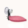 Percha para loro texturizada con hojas multicolor - Soporte antideslizante de resina con ventosa y percha para limar uñas