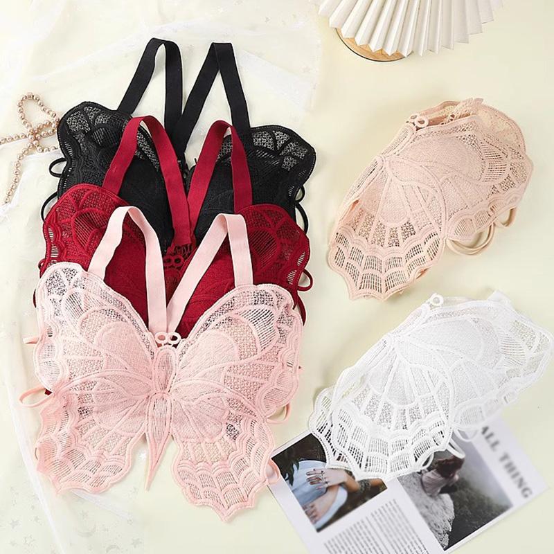 Women Lace Butterfly Shaped Camisole Tanks Top