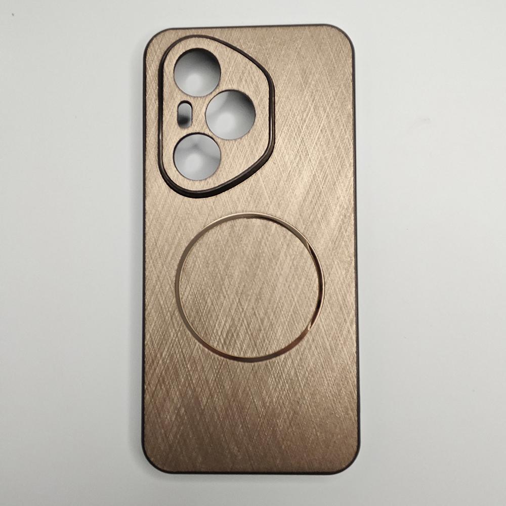 The new 2026 phone case for Huawei Honor 400 Pro, matte texture casual model with magnetic ring For Honor 400 Pro розового золота