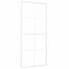 Vidaxl Drzwi Przesuwne, Szkło Esg I Aluminium, 90X205 Cm, Białe