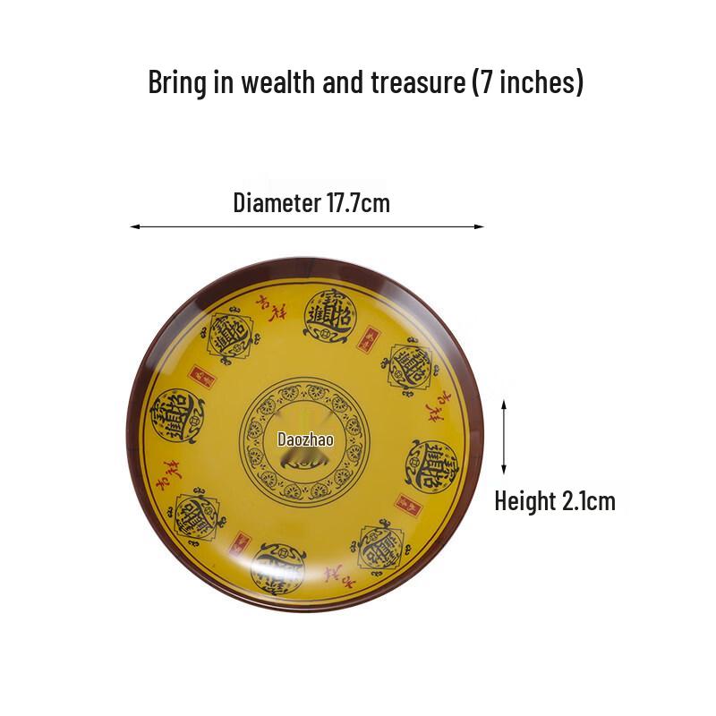 Commercial Melamine Dinner Plates - 7-inch, 10-Pack