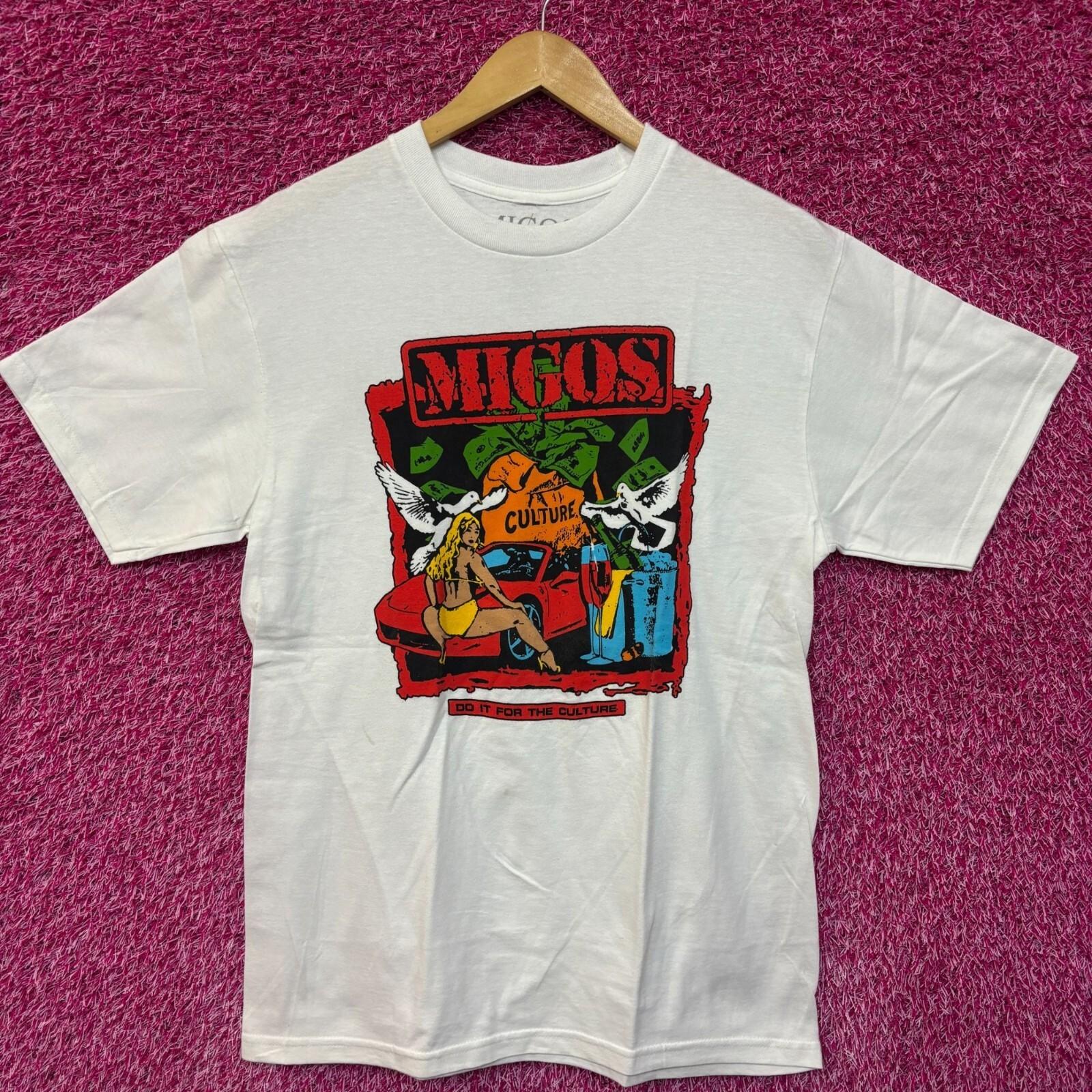 Migos culture rap tee size medium S