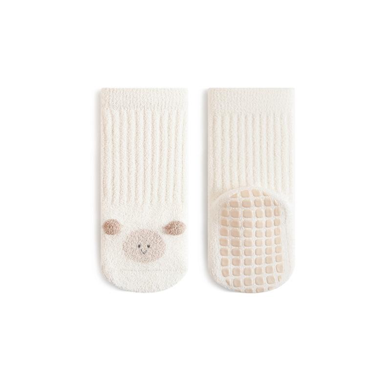 Winter New Thickened Warm Coral Fleece Baby Long Socks Newborn Kids Cute Warmer Knee Socks Girls Infant Boys Boneless Socks