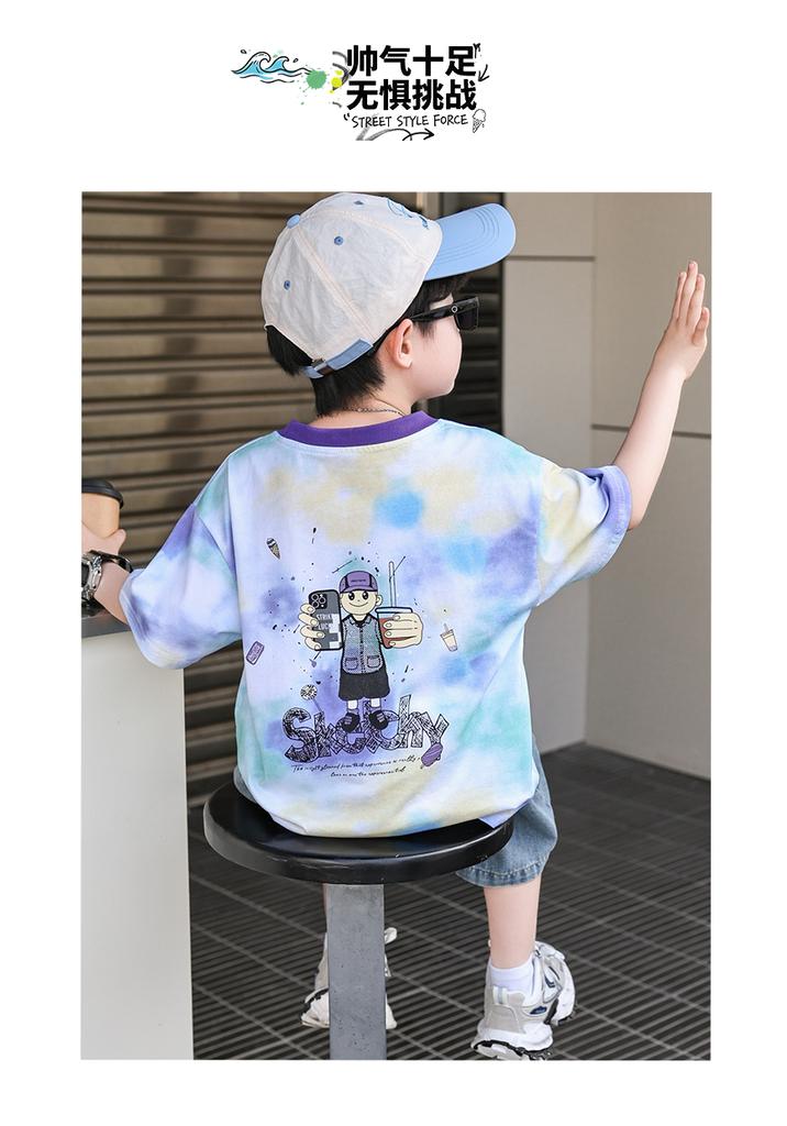 Boys' Summer Clothes 2026 New Summer Set, Stylish Children's Cool and Handsome Short Sleeved Summer Two-piece Set for Boys