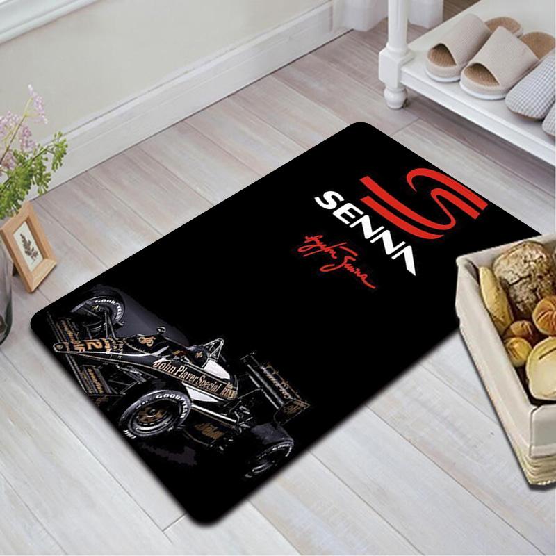 Ayrton Senna racing Rug Floor Mat for Living Room or Bedroom Soft and Comfortable Carpet a Gift for Birthday and Holiday.NFF0928193