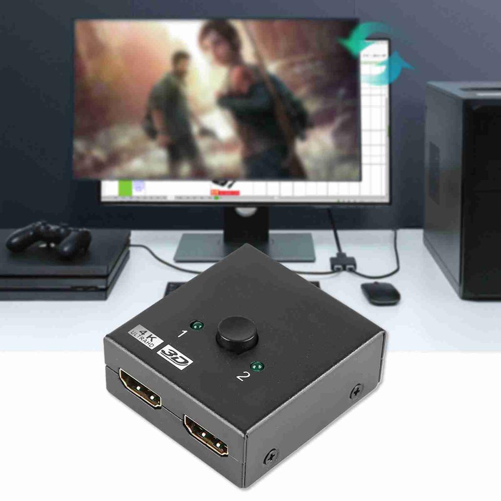 4K Bi Direction HDMI Cable Switch Switcher Splitter 2K x 4K Out HD Audio