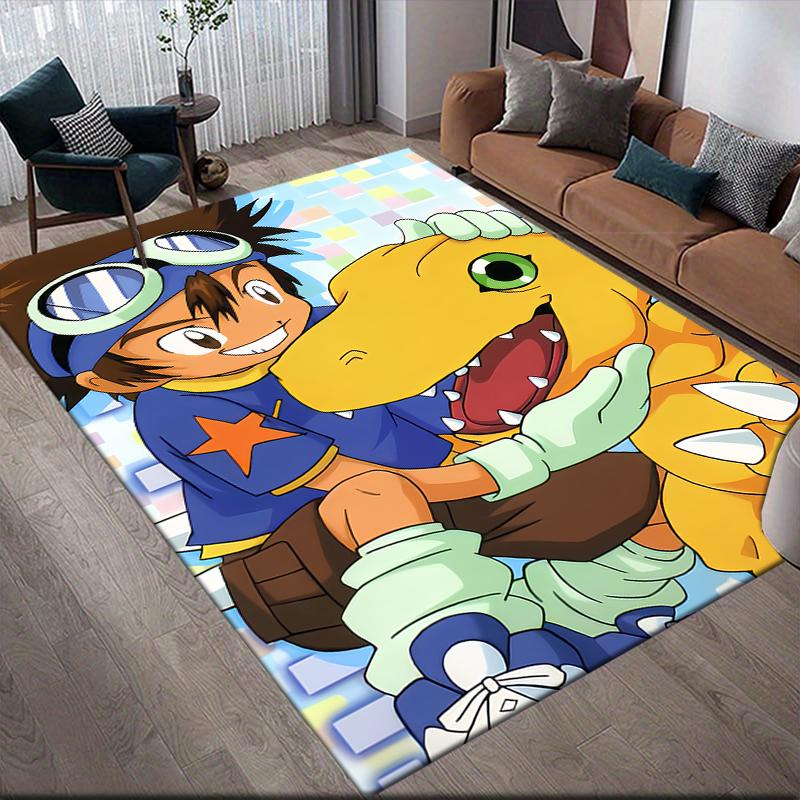 Taichi Yagami&Agumon Area Rug, Digimon Fan Cozy Carpet, Perfect Gift.chl 60x90cm