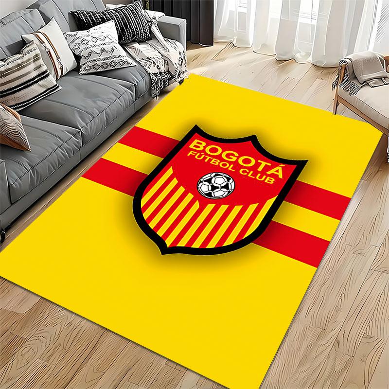 Bogotá Fútbol Club Logo Carpet suitable as a non-slip mat for the living room or bedroom sofa