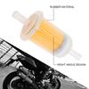8mm Motorcycle Oil Filter Inline Gas Fuel Filter Motorbikes Scooter Filters Tool for Street Dirt Bike Motorbike ATV