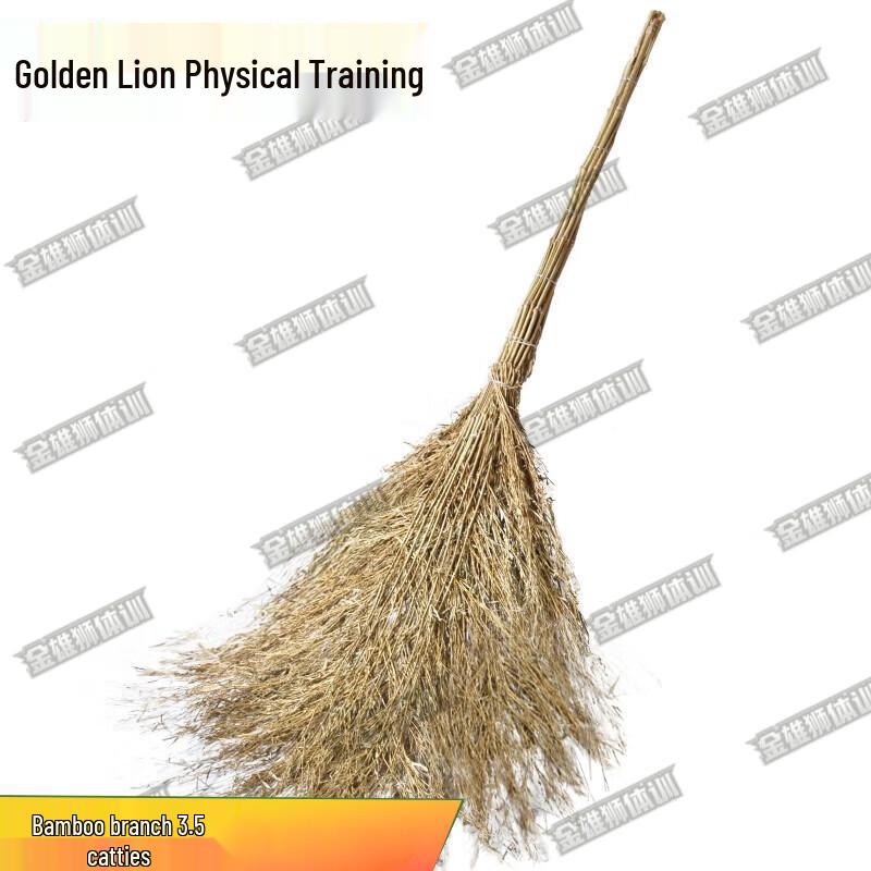 Golden Lion Heavy-Duty Bamboo Broom