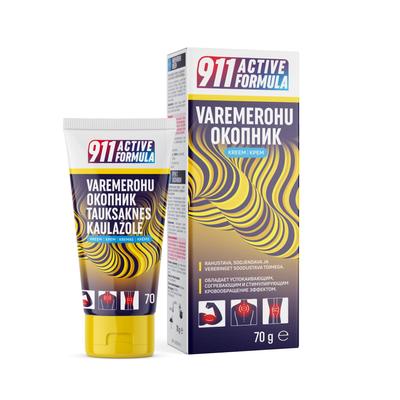 Okopnik Cream Soothing, Warming and Blood Circulation-promoting 911 Active Formula 70g