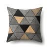 Nordic Style Ins Marble Polyester Pillowcase Car Decoration Home Printed Waist Cushion Pillowcase