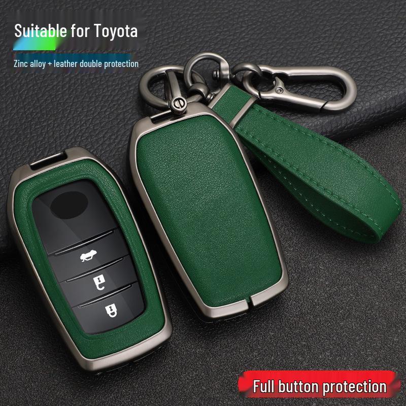 Toyota RAV4 Smart Key Zinc Alloy Leather Protective Case