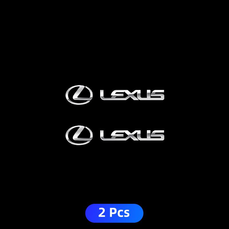 

2/5/10pcs Metal emblem Auto Decor Decals Car Window Wiper Stickers For Lexus EX300H RX450H IS300H ES300H NX RX GS Al20 LX GX