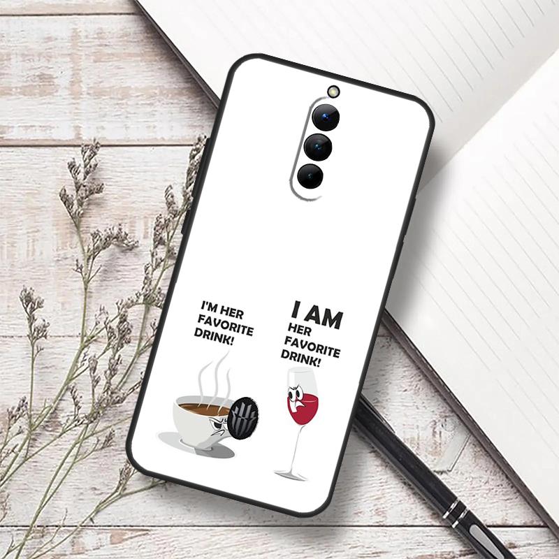 

Coffee Wine Cup Case For ZTE Nubia RedMagic 10 Air 6 7 6S 7S Pro RedMagic 10S 9S 8S 8 9 10 11 Pro Plus Cover Red Magic 5G