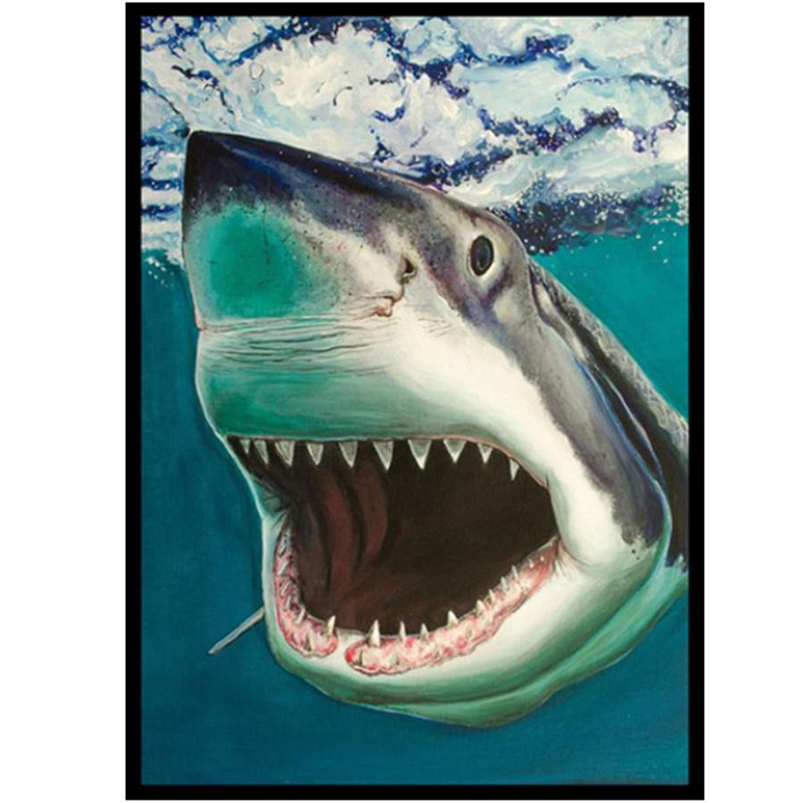 5D DIY My Diamond Art Colorful Shark NEW Diamond Painting Kit