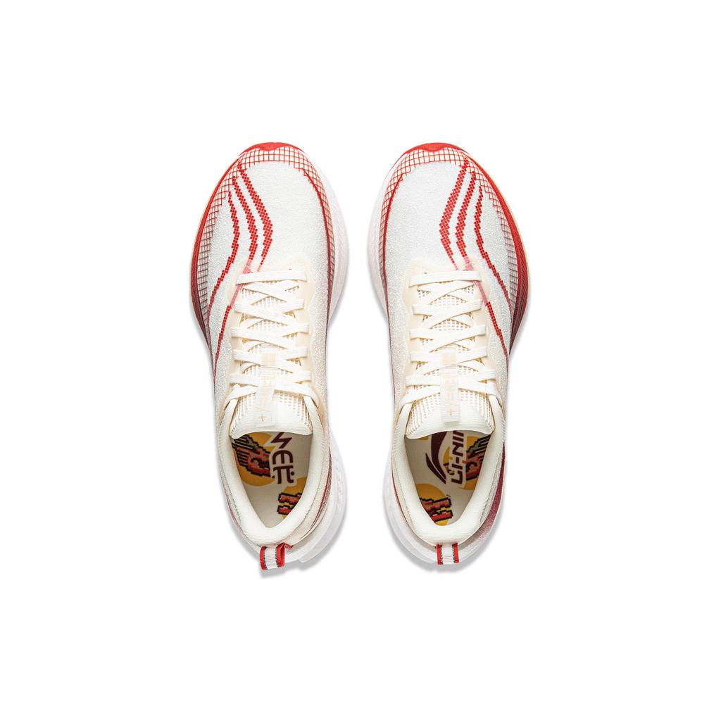 New LiNing Red Hare 7 Pro Cushioning Anti Slip And Wear Resistant Low Top Running Shoes Women's Ecru ARPU002-27