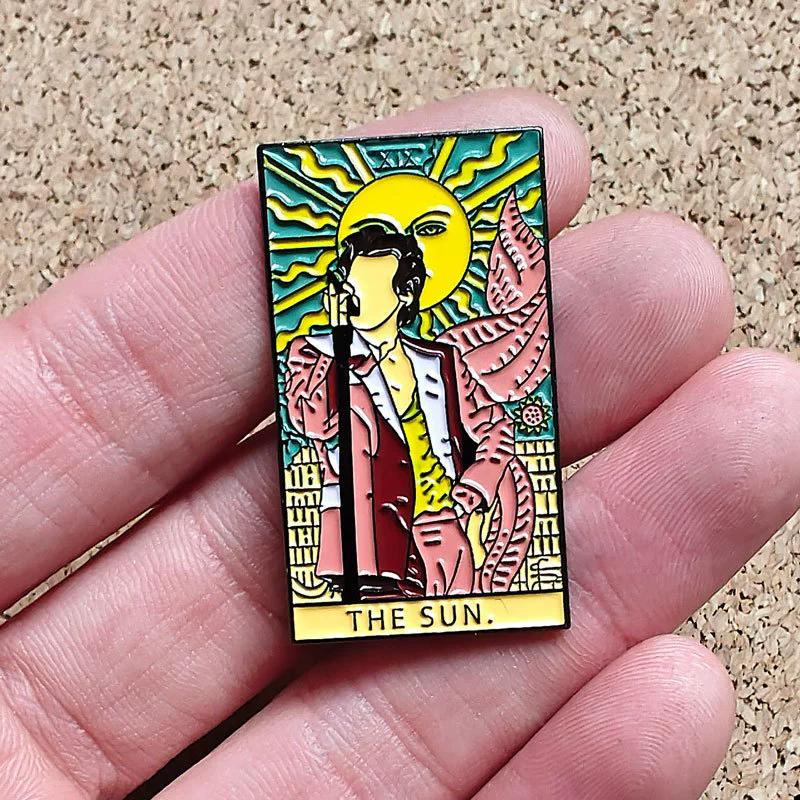 Popular Music Art Enamel Pins Rock Band Cartoon Brooches Backpack Decoration Lapel Badge Gifts For Good Friends