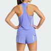 Adidas Adizero FW24 Brand Logo Running Sports Tank Top Women Tops Cobalt-Blue IX2807