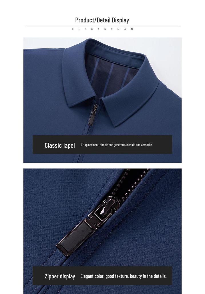 Hodo Men's Casual Business Slim-Fit Jacket