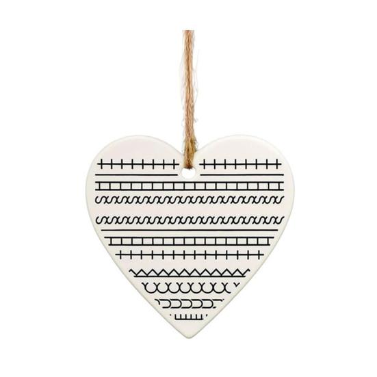 Funny Hidden Swear Christmas Ornament Heart Shaped Hidden Message Decor for Christmas Tree Novelty White Elephant Gag Gift Prank Party Supplies