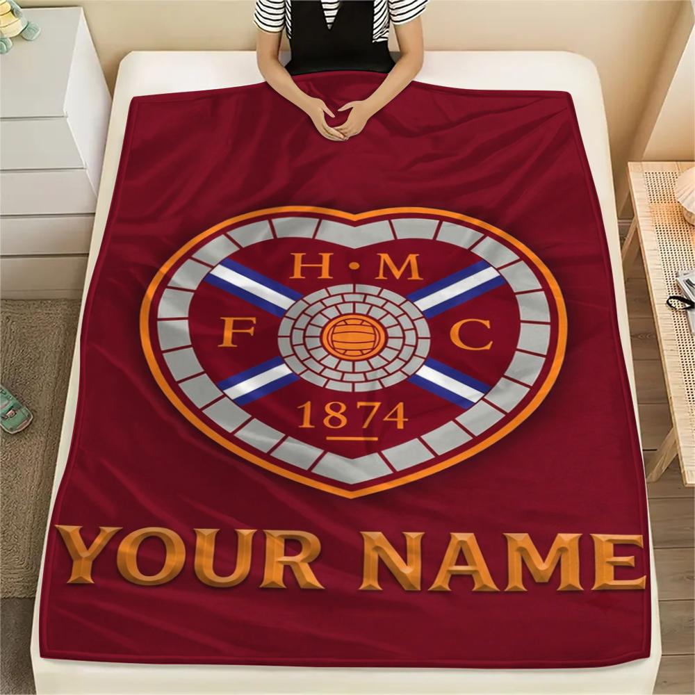 1 Stück Personalisierte Namens Hartes Fußball Club Gemustert Flanell Decke Geeignet für Alle Jahreszeiten für Heimdekoration Wärme und Komfort Geschenke Feiertagsgeschenk_xia
