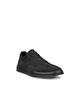 ECCO Men's Genuine Leather Dress Casual Sneaker Boots, Black, Size 25.0 cm, 3E