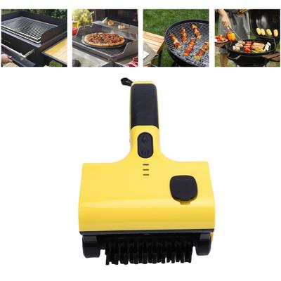 60W elektrický grilovací kartáč, bezdrátový dobíjecí výkonný čistič grilu, s vestavěnou nádržkou na vodu pro čištění grilů na BBQ, kuchyňských dlaždic