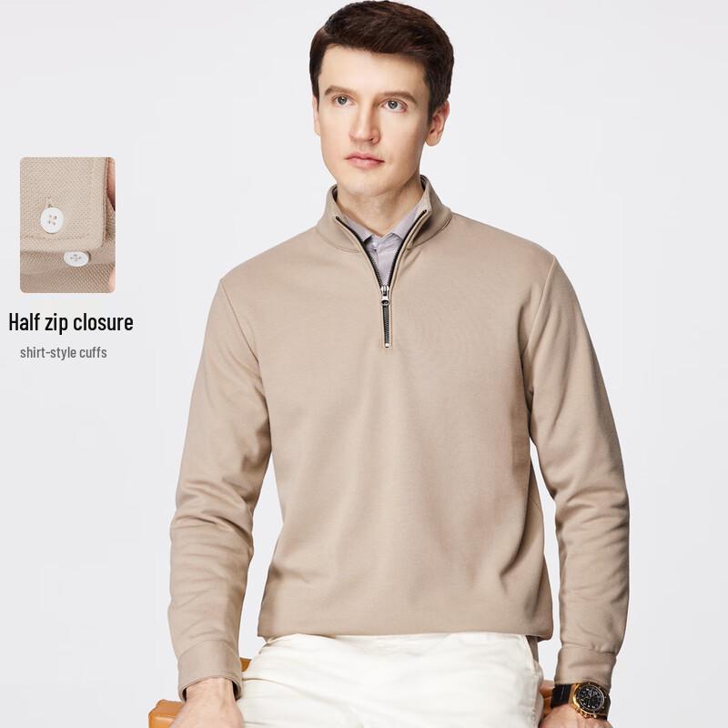 

Shanshan Men s Half-Zip Stand Collar Sweatshirt 195/108A