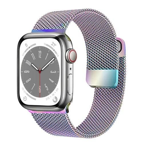 Milanese Loop Band for Apple watch Ultra 9 8 7 6 5 SE 45mm 49mm 44mm/41mm/40mm Metal Magnetic Strap iWatch 11 10 46mm 42mm Band