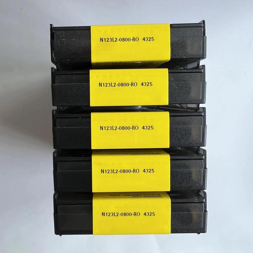 Original Sandvik / N123L2-0800-RO 4325  / CNC Lathe Carbide Blade 10 PCS