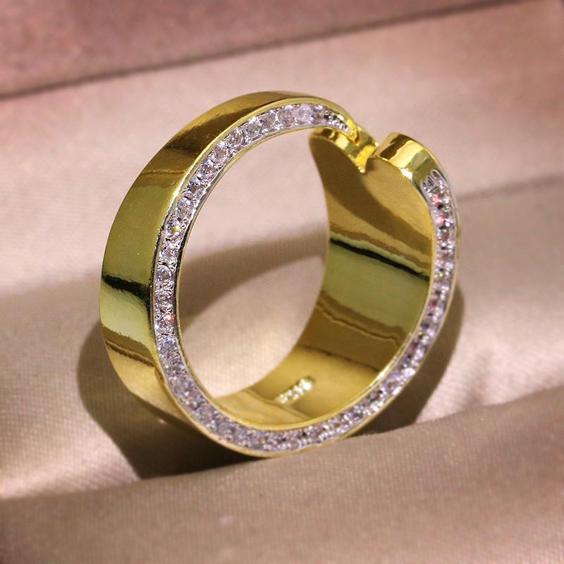 Resizable Size Silver Fingers Thumb Ring Opening Unisex Jewelry Top Quality Unique Smooth Geometric Ring