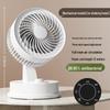 Silent Desktop Electric Fan: Compact Wind Turbine for Home & Office Air Circulation