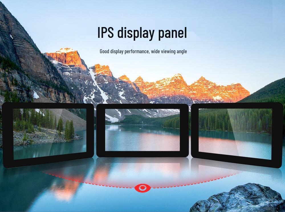 Raspberry Pi 5. Generation 7" IPS Touchscreen 1024x600 für Pi 5, 4B, 3B+