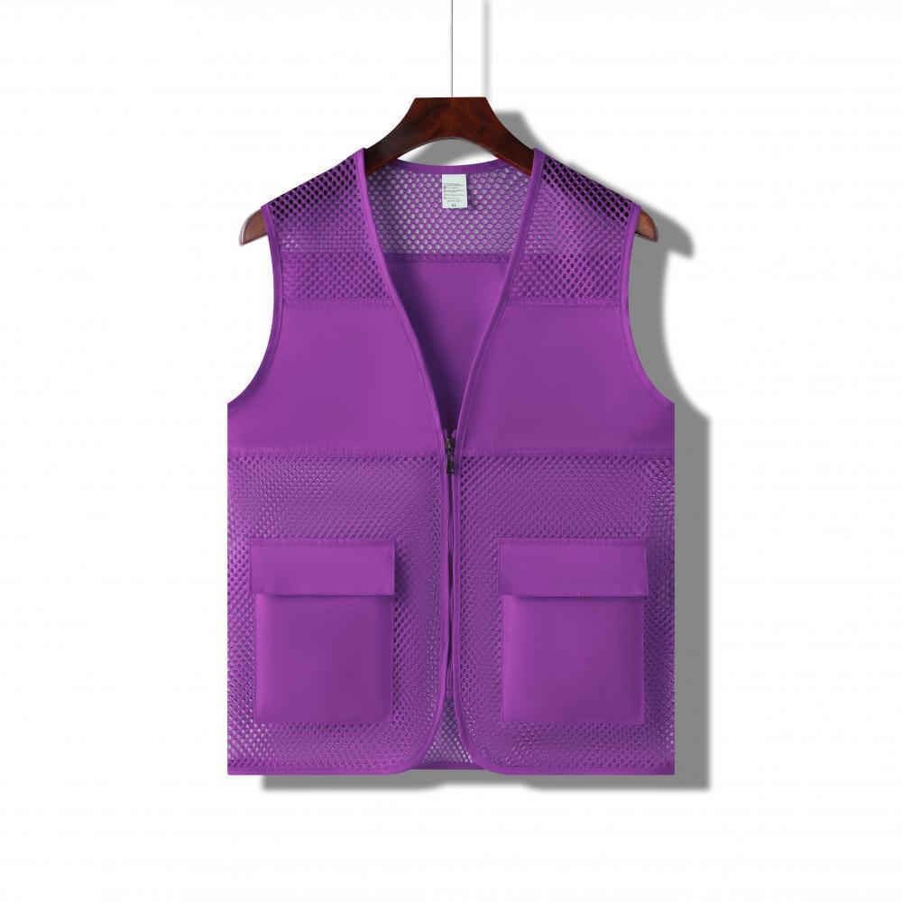 Customized Mesh Activity Vest with Logo Printing