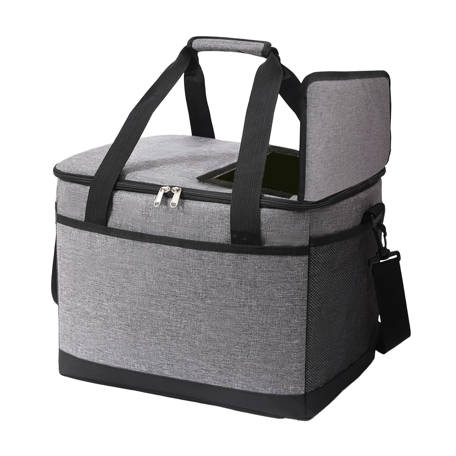 Bishkel Cooler 30L Box/Cooler Bag, Soft, Small, Insulated, (Gray)