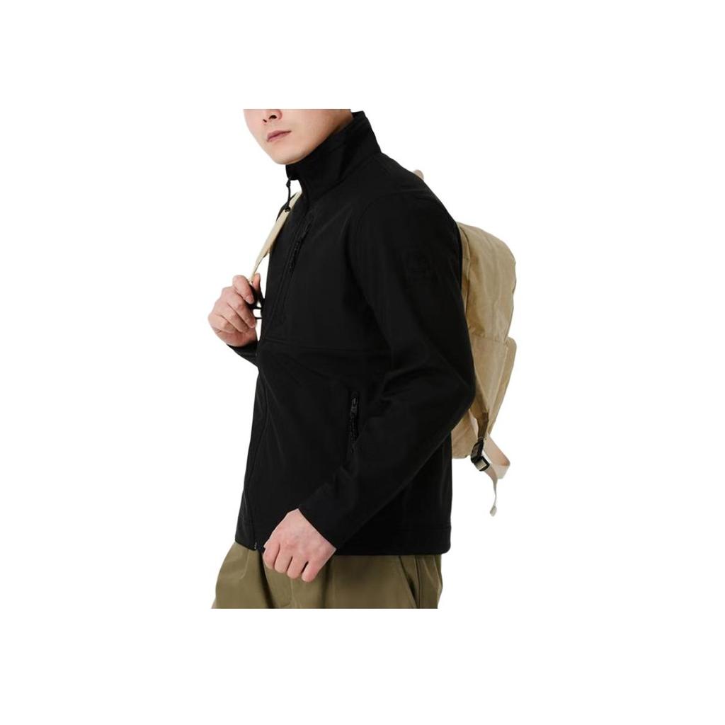 Timberland Winddichte gewebte Softshell-Langarmjacke Herrenjacken Schwarz A6AU4-001