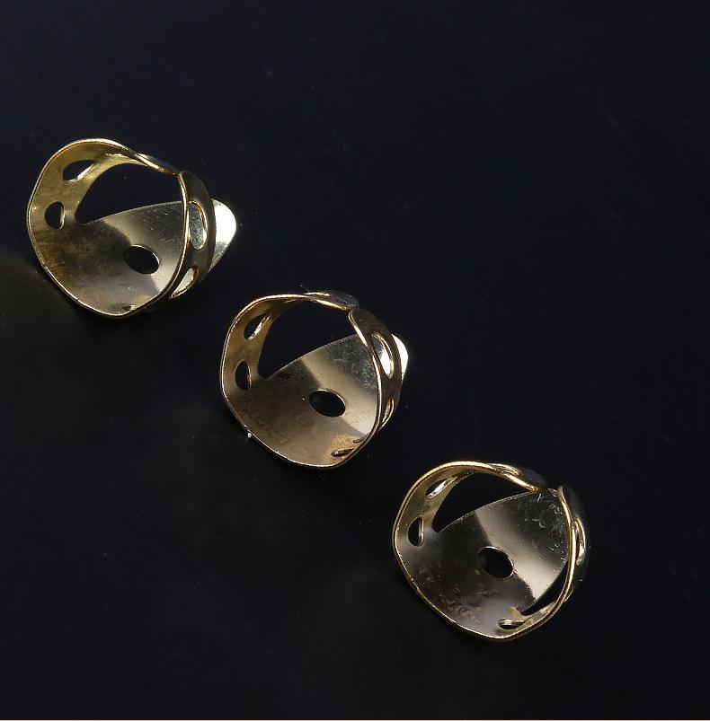 Dunlop Guitar Finger Cots - Brass/Nickel Silver Fingerstyle Picks 33R/37R (Right Hand)