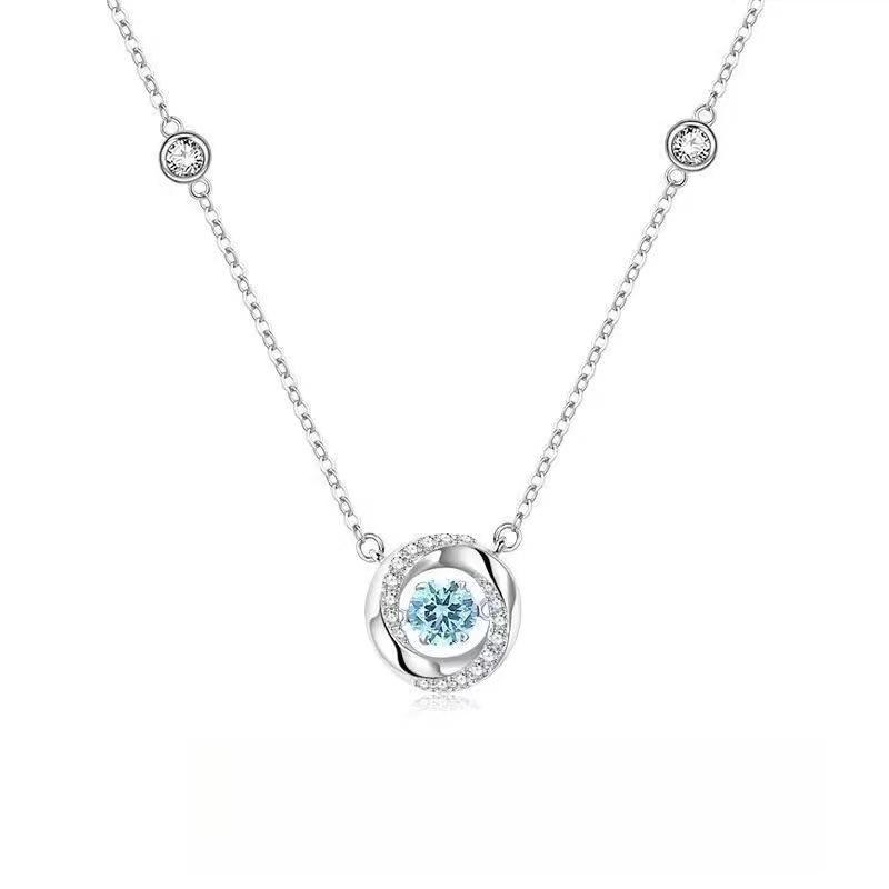 Colier Bătăi Inimii de Trei Secunde pentru Femei cu Nișă de Lux Ușor, Pandantiv Atingător High-end, Temperament, Accesorii Versatile