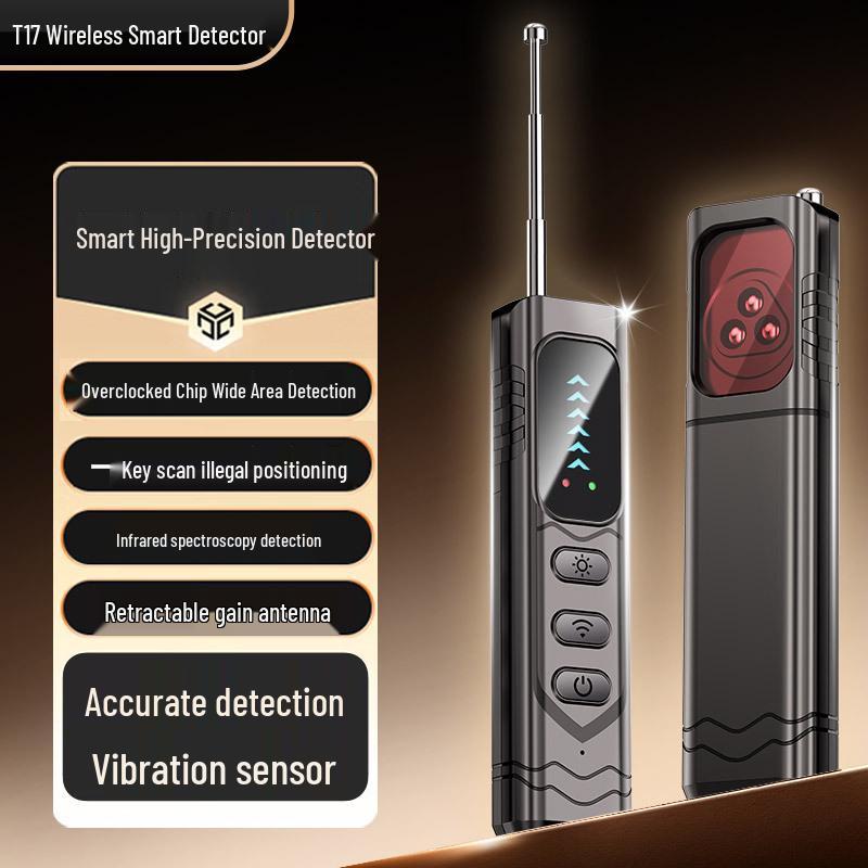 T17 Wireless Signal & Infrared Anti-Eavesdropping Camera Detector 94x24x15