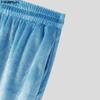 INCERUN Men Casual Elastic Waist Autumn Winter Velvet Long Pants Trousers